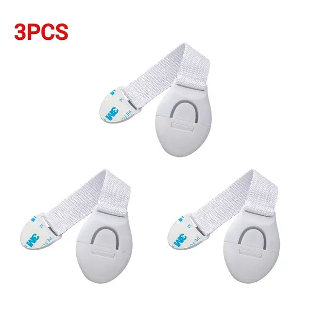 Pet Cabinet Safety Locks for Dogs & Cats, Adjustable Drawer & Door Locks
