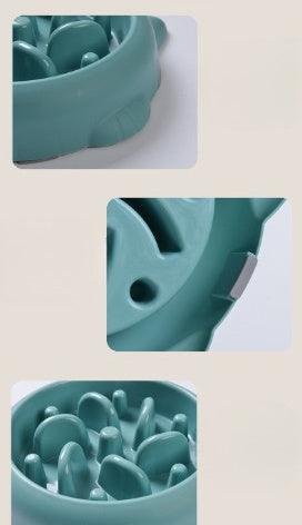 Anti Choking Slow Feeder Pet Bowl | Small Dog And Cat Feeder