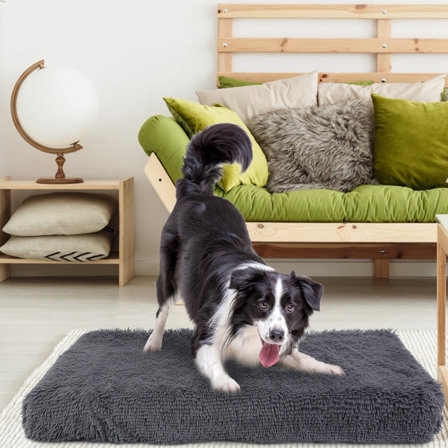 Orthopedic Dog Bed with Washable Cover | Plush Egg Crate Foam