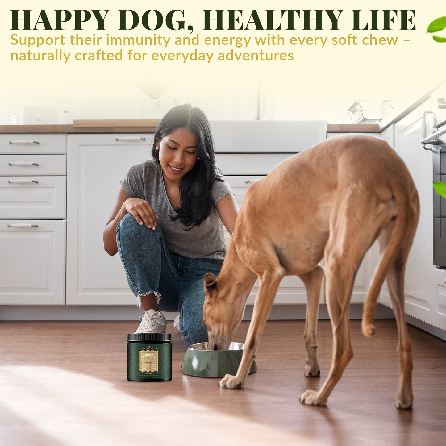 Allergy Immune Supplement for Dogs: Colostrum and Probiotics for Itchy Skin Relief | 120 Count