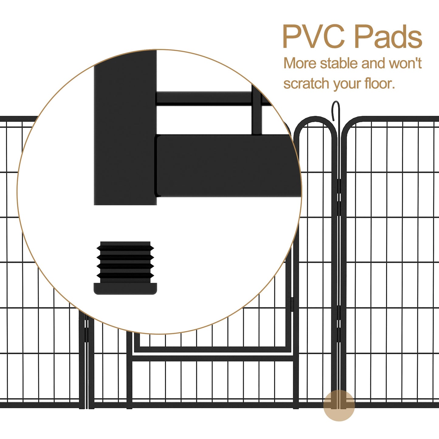 Dog Playpen and Puppy Exercise Fence | 16-Panel Heavy Duty Dog Exercise Pen