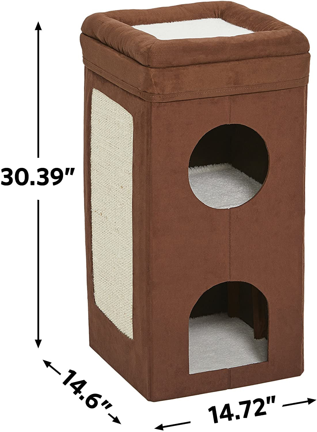 Stylish Cat Condo, 3-Tier Cat Cube House | Collapsible Design