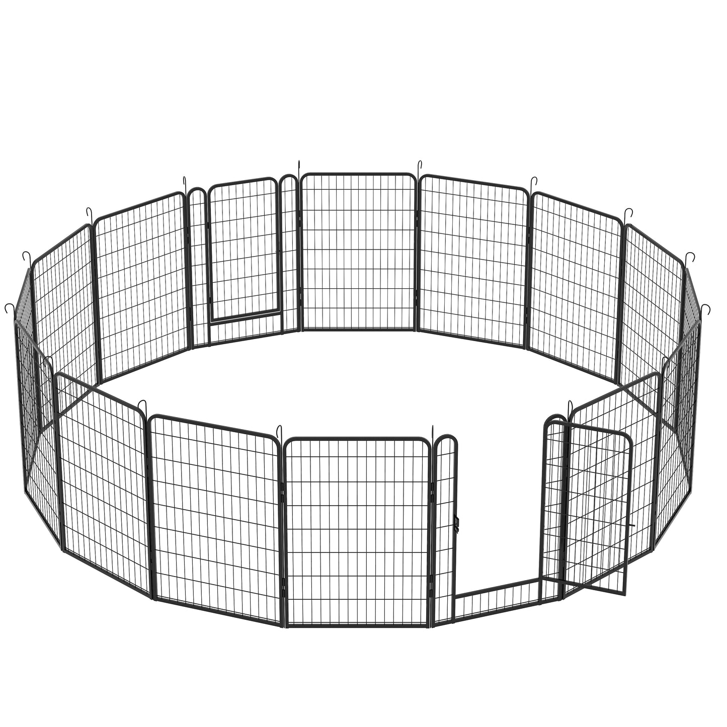 Dog Playpen and Puppy Exercise Fence | 16-Panel Heavy Duty Dog Exercise Pen