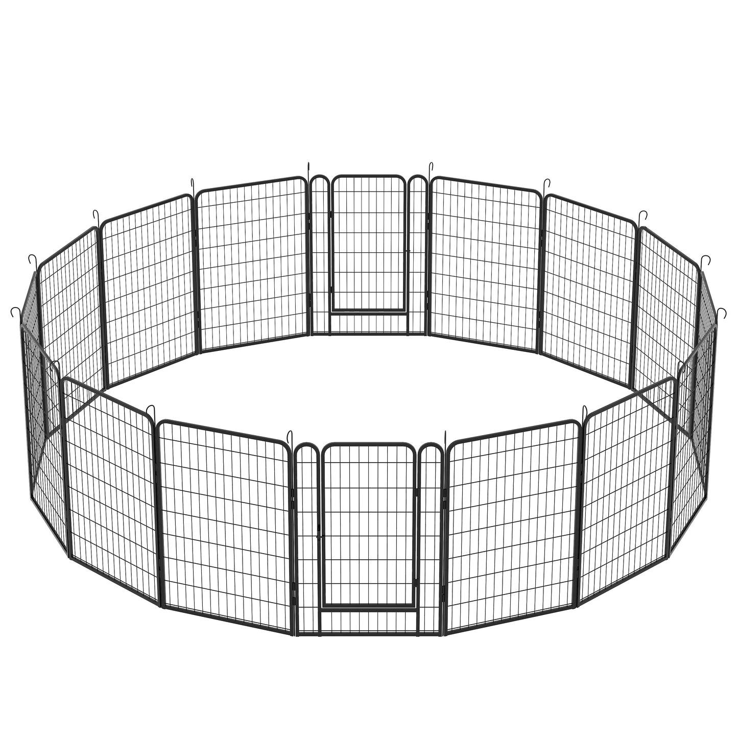 Dog Playpen and Puppy Exercise Fence | 16-Panel Heavy Duty Dog Exercise Pen