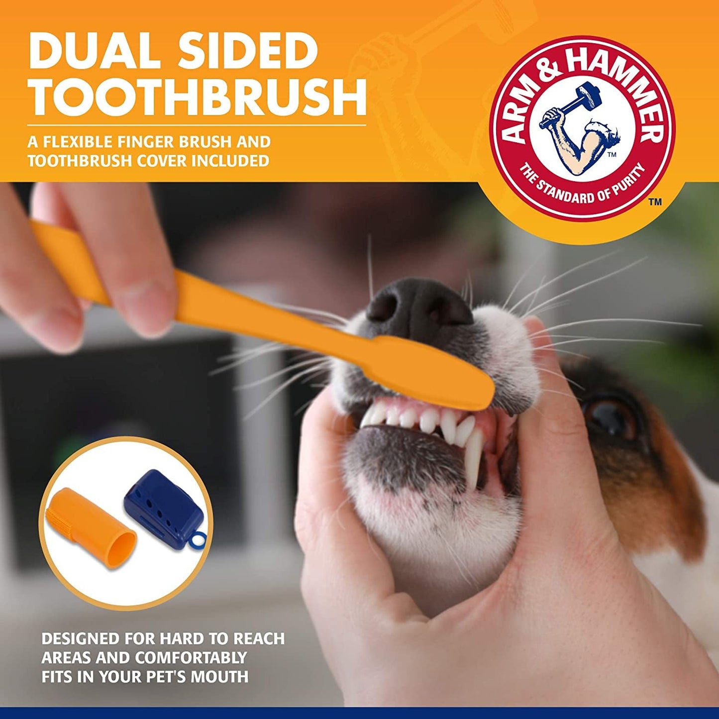 Arm and Hammer Tartar Control Kit for Dogs – Toothpaste and Dog Brush Set