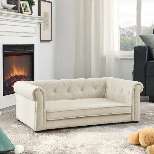 Dog Sofa Bed | Large Dogs Couch up to 250lbs | Washable | 40" Wide