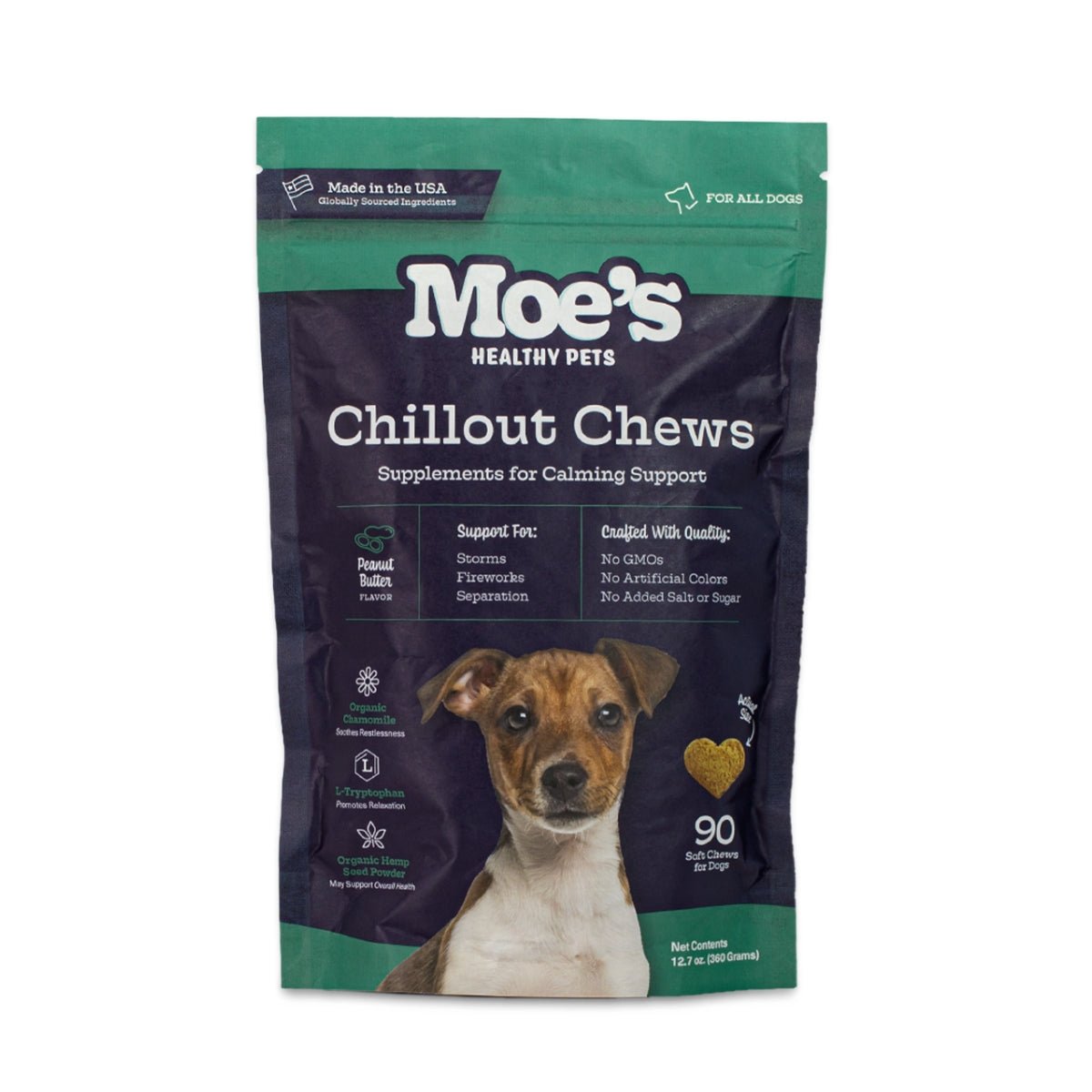 Chillout Chews for Dogs – Natural Relaxation Support for Thunderstorms & Anxiety
