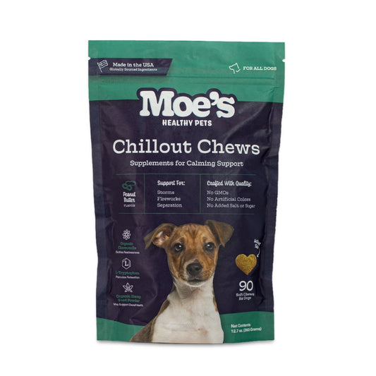 Chillout Chews for Dogs – Natural Relaxation Support for Thunderstorms & Anxiety