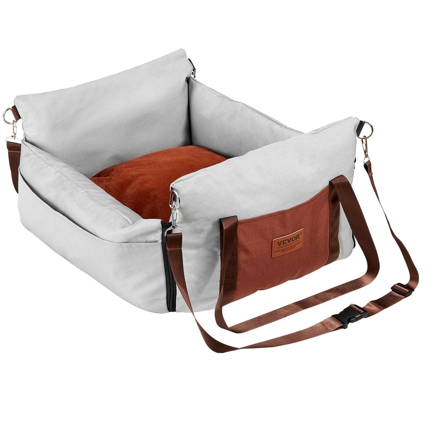 Small Dog Car Seat: Sofa-Style Booster with Car Seat for Small Dogs up to 25 lbs