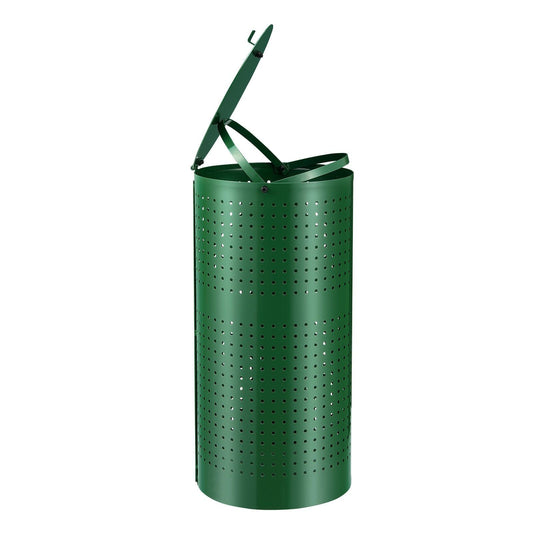 Dog Poop Trash Can 11.5 Gallons, Weather-Resistant Waste Bin with Lid