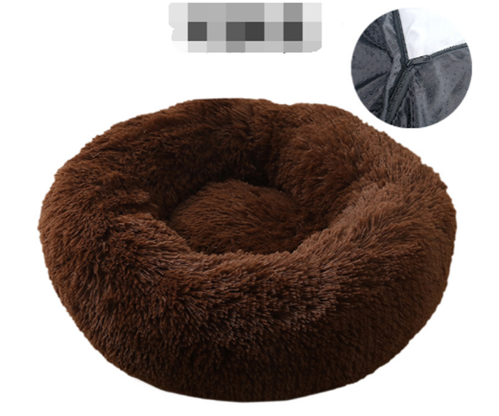 Donut Dog Bed | Plush Calming Pet Cuddler