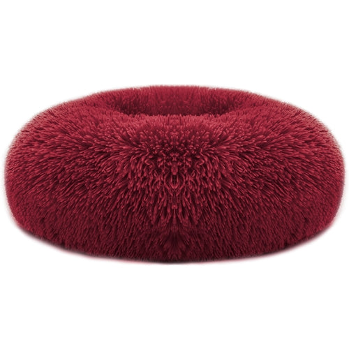 Donut Dog Bed | Anti-Slip | Fluffy Plush | Washable