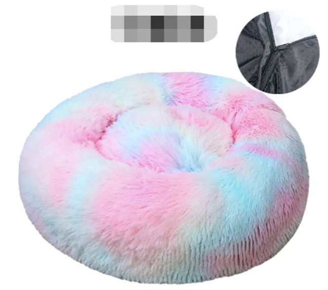 Donut Dog Bed | Plush Calming Pet Cuddler