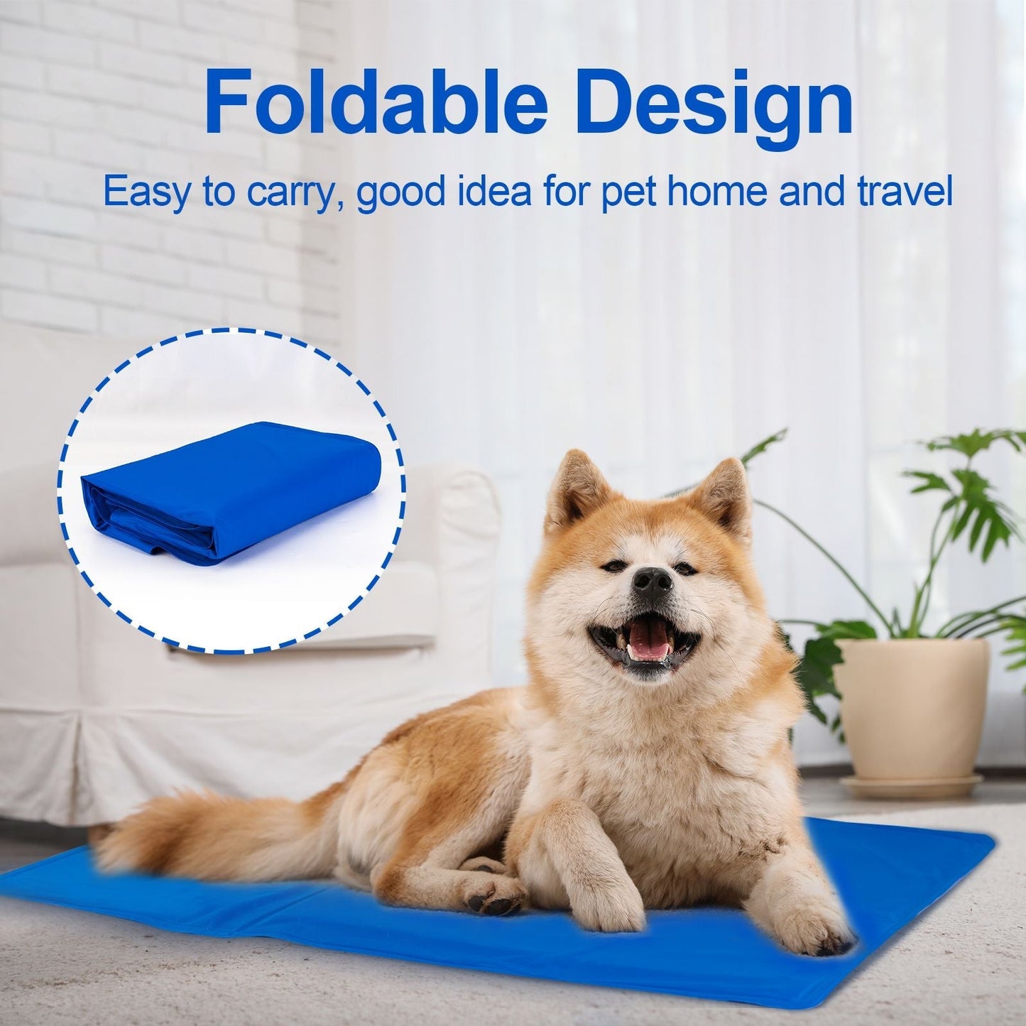 Pressure Activated Dog Cooling Mat | Self-Cooling Gel Pad for Pets