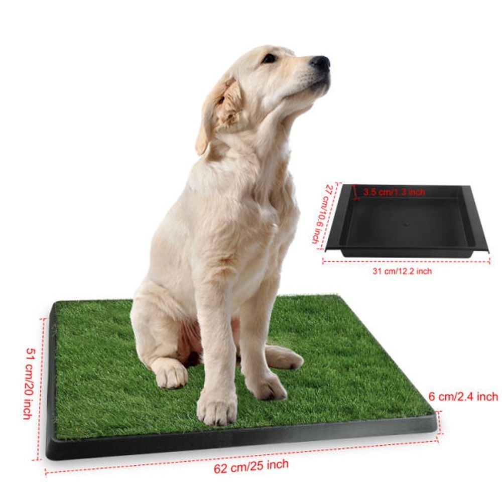 Artificial Grass Dog Potty Mat | 3-Layer Indoor Training System