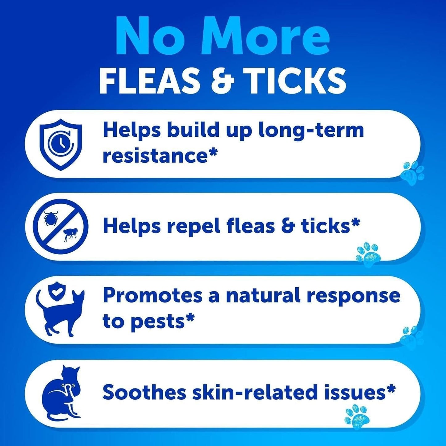 Natural Flea and Tick Prevention for Cats: Daily Multivitamin Soft Chews | 135 Count
