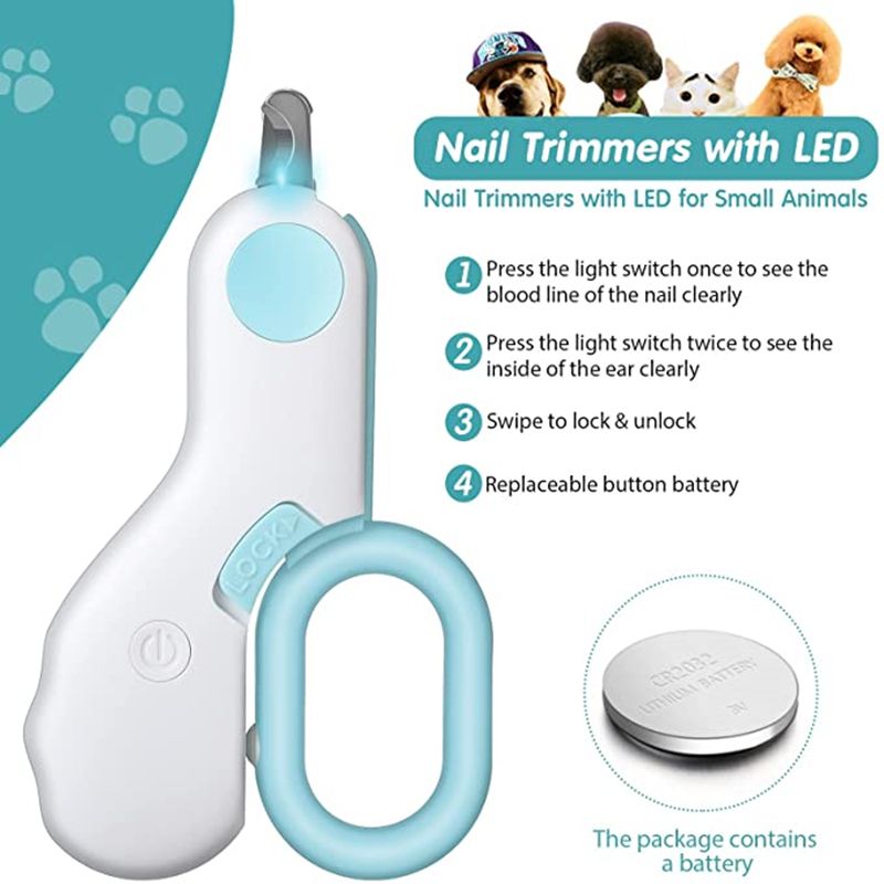LED Dog Nail Clippers for Safer, Stress-Free Grooming