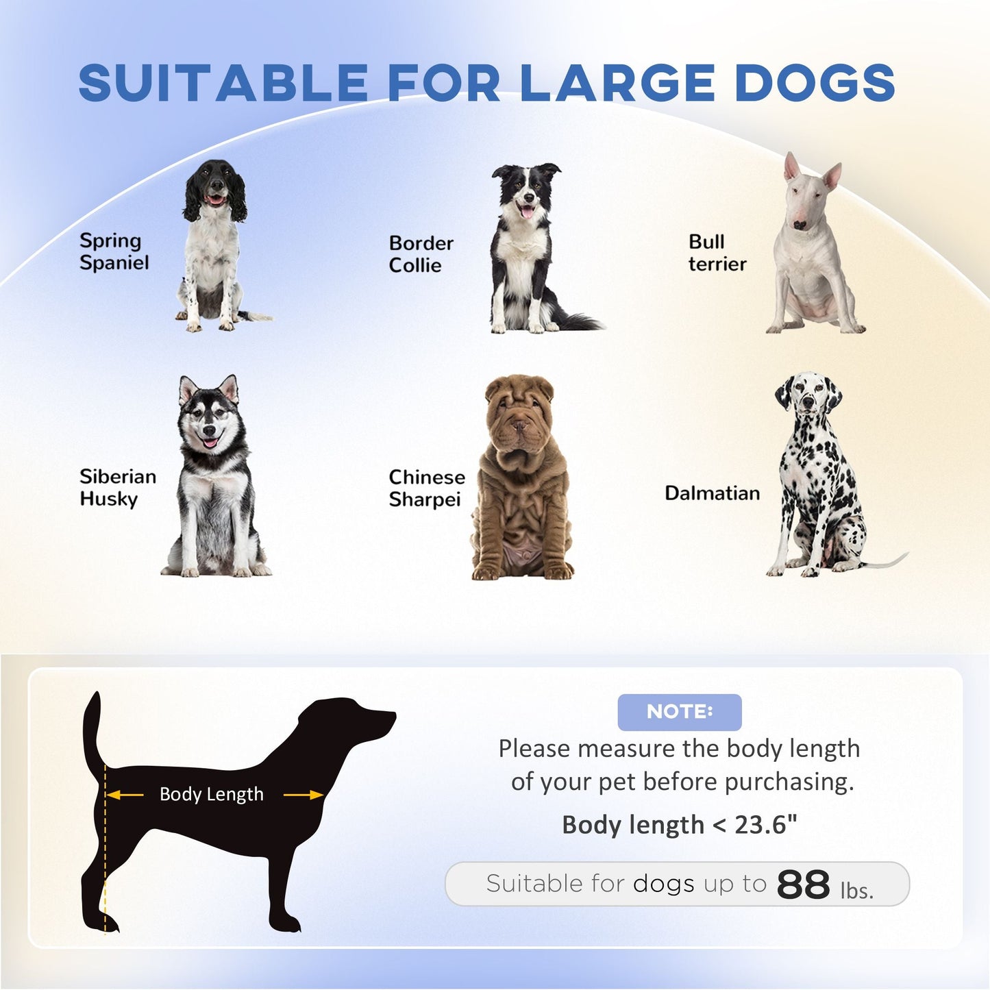 Pet Couch | Luxury Sofa Bed for Large Dogs | Blue PawHut Dog Bed