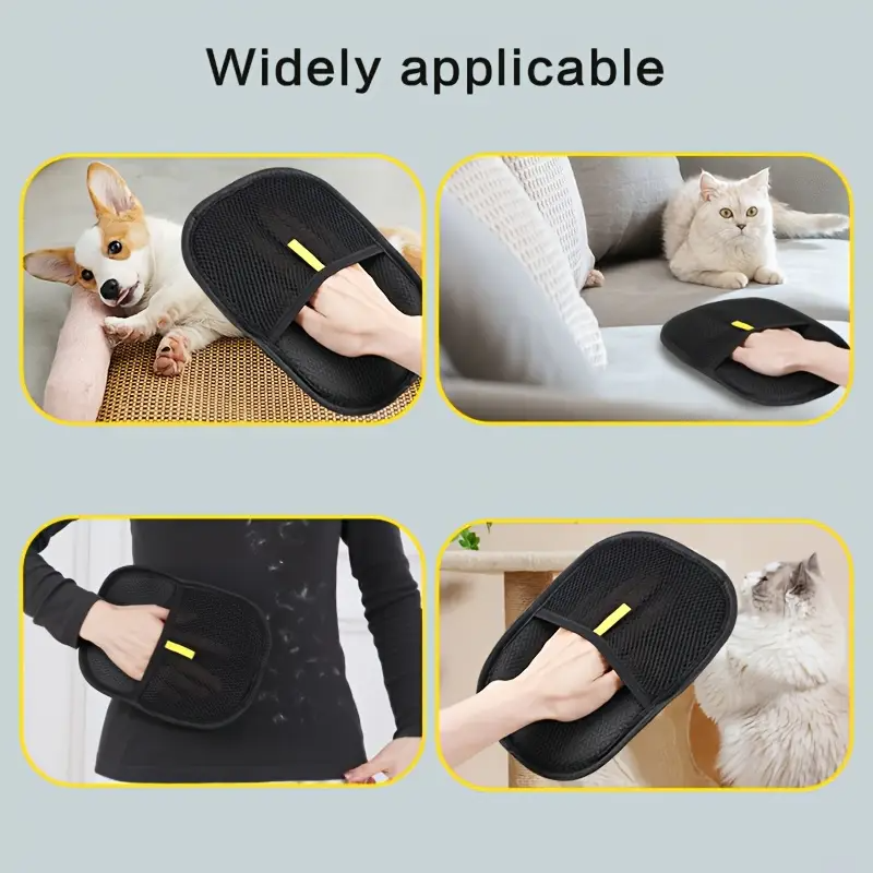 Pet Hair Remover Gloves - Fur-Free: Electrostatic