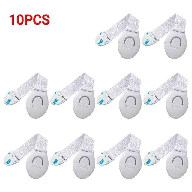 Pet Cabinet Safety Locks for Dogs & Cats, Adjustable Drawer & Door Locks