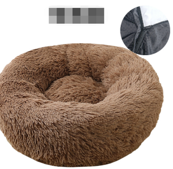 Donut Dog Bed | Plush Calming Pet Cuddler