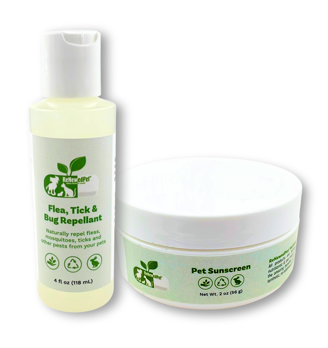 Natural Pet Sunscreen and Bug Repellent Outdoor Safety Kit