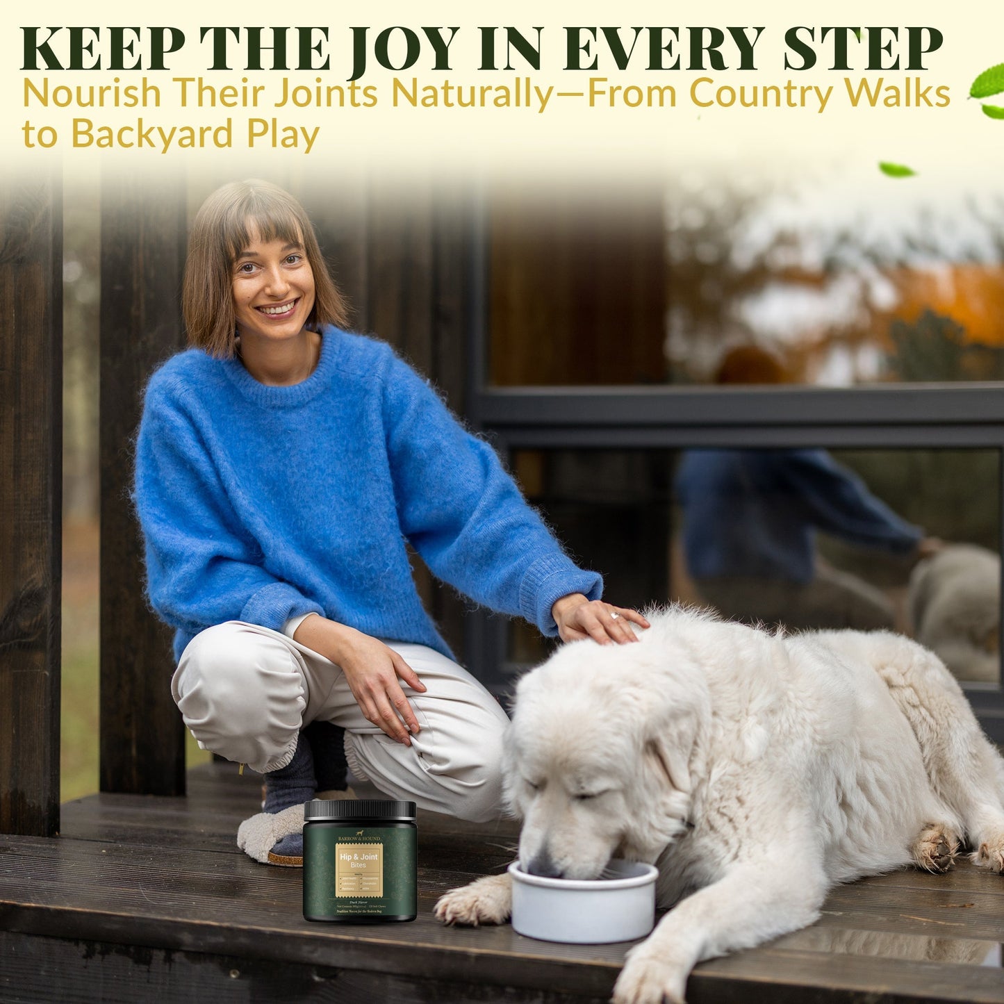 Hip & Joint Supplement for Dogs – Glucosamine and Chondroitin Dog Joint Support Chews