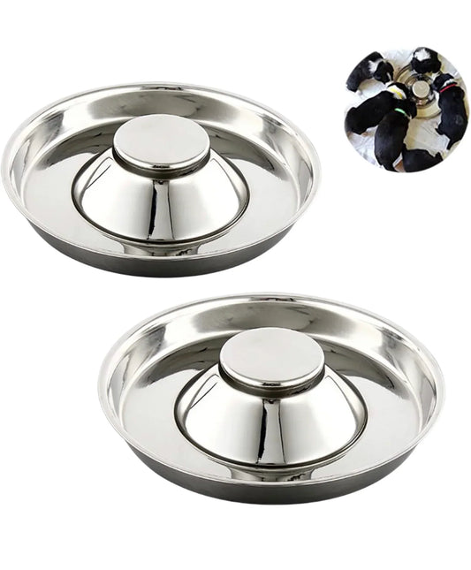 Stainless Steel Puppy Weaning Bowl | Stackable Pet Feeder