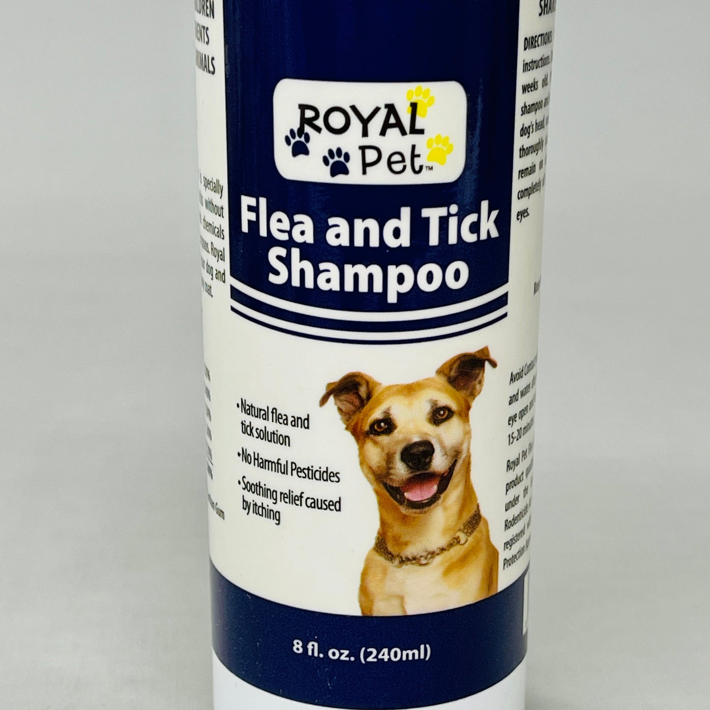 Royal Pet Natural Flea and Tick Shampoo for Dogs 12-Pack | Made in USA | 8 oz