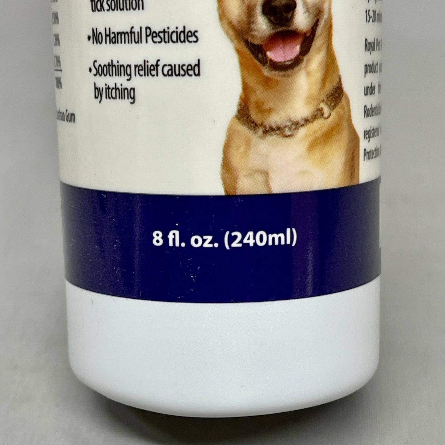 Royal Pet Natural Flea and Tick Shampoo for Dogs | Made in USA | 8 oz