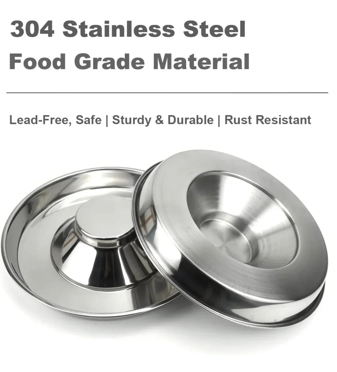 Stainless Steel Puppy Weaning Bowl | Stackable Pet Feeder