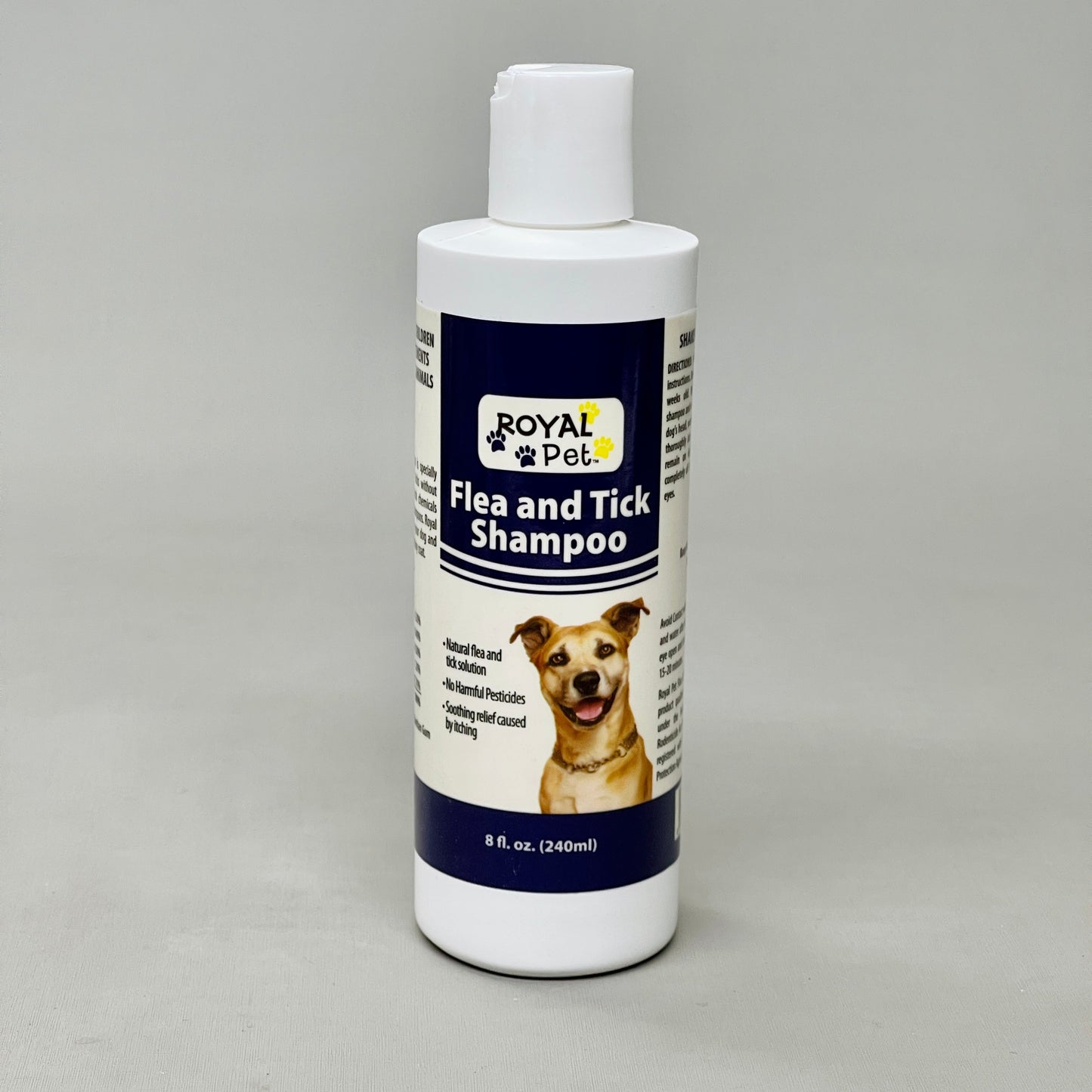 Royal Pet Natural Flea and Tick Shampoo for Dogs | Made in USA | 8 oz