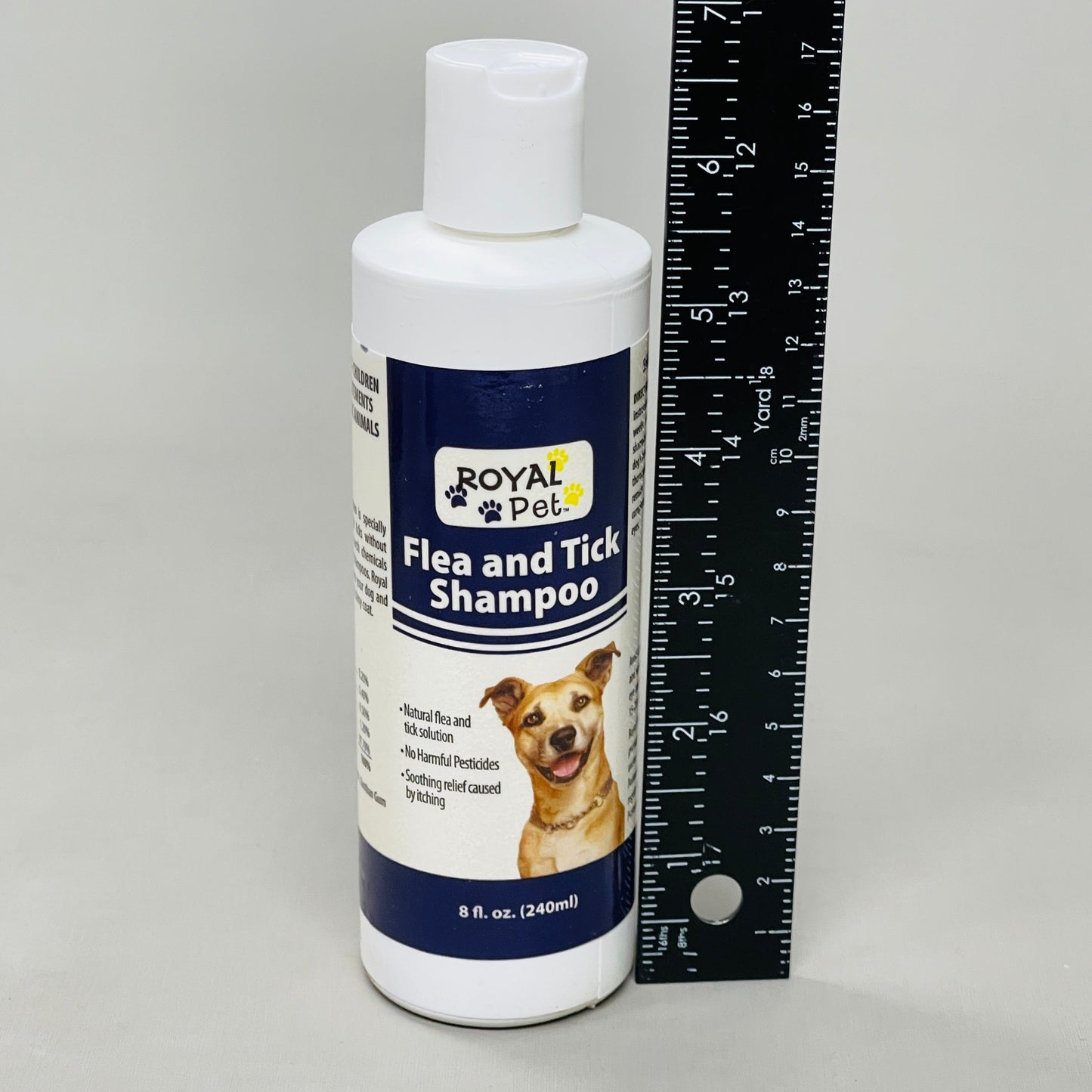 Royal Pet Natural Flea and Tick Shampoo for Dogs | Made in USA | 8 oz