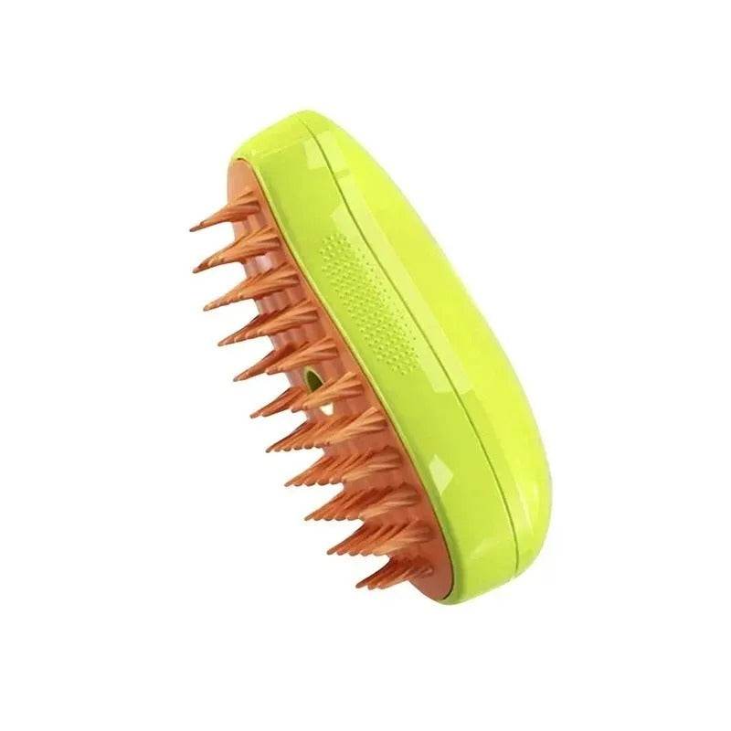 Steam Pet Brush for Dogs & Cats – 3-in-1 Electric Grooming Brush Hair