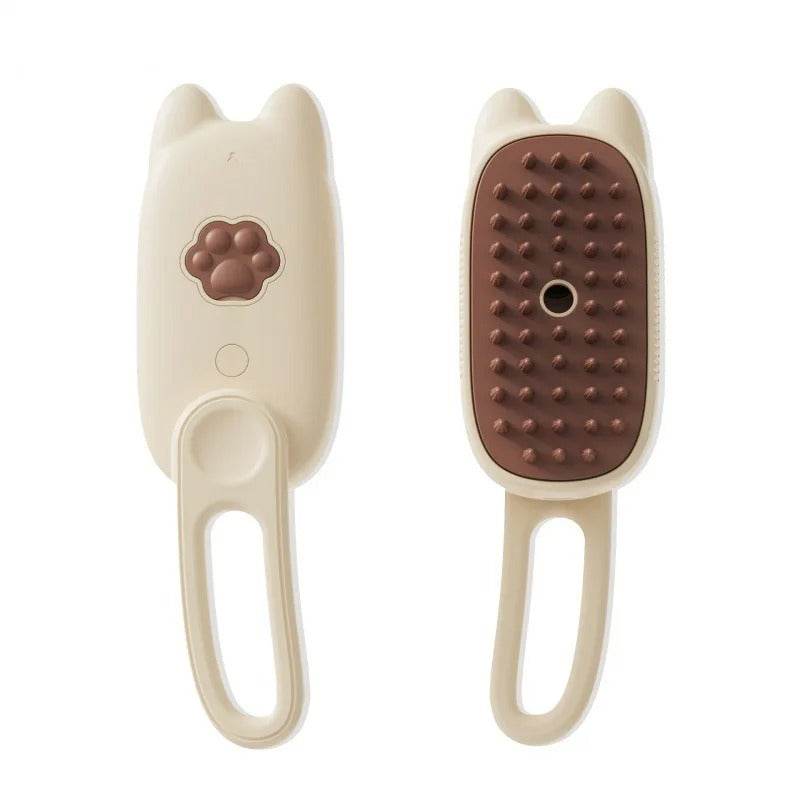 Steam Pet Brush for Dogs & Cats – 3-in-1 Electric Grooming Brush Hair