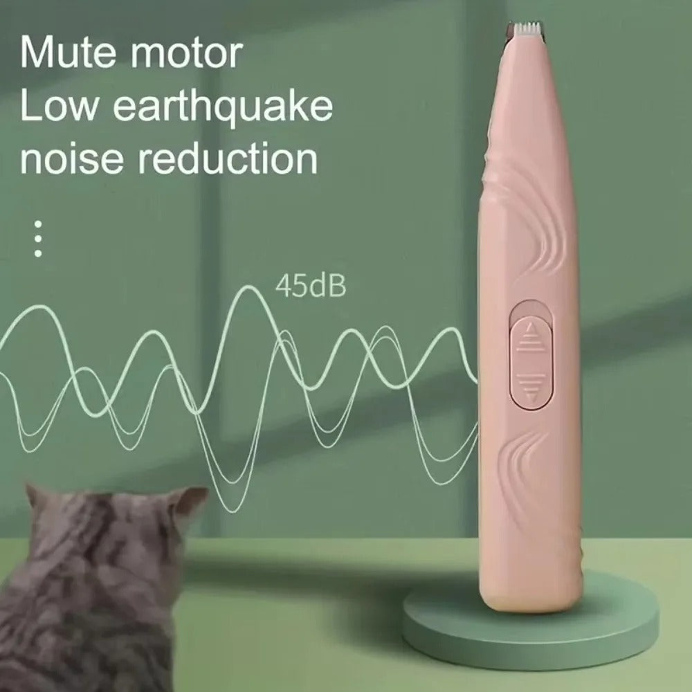 Portable LED Dog Paw Trimmer – Rechargeable Cordless Dog Nail Grinder