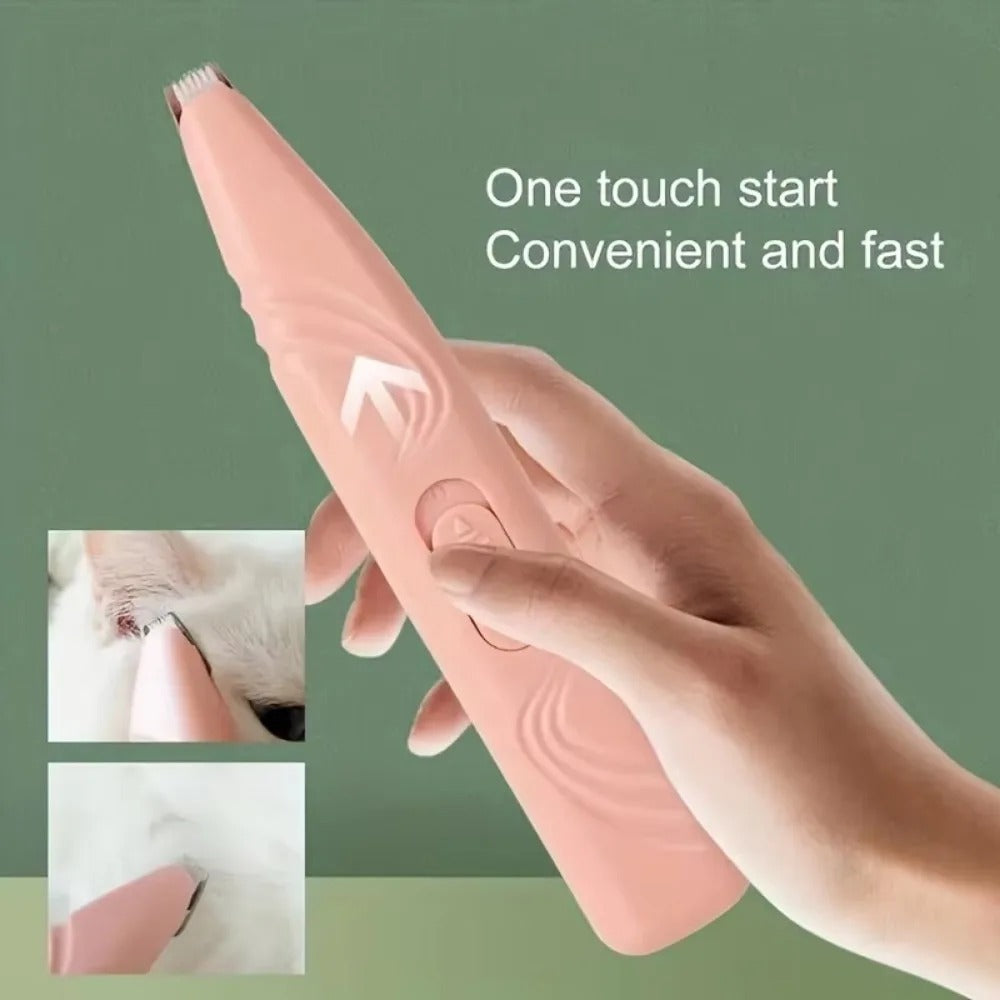 Portable LED Dog Paw Trimmer – Rechargeable Cordless Dog Nail Grinder