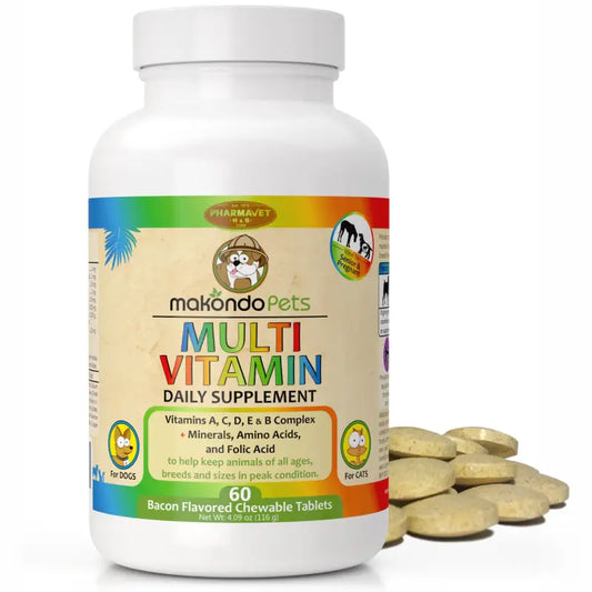 Prenatal Multivitamin for Dogs and Cats: Amino Acids & Folic Acid Support | 60 Count