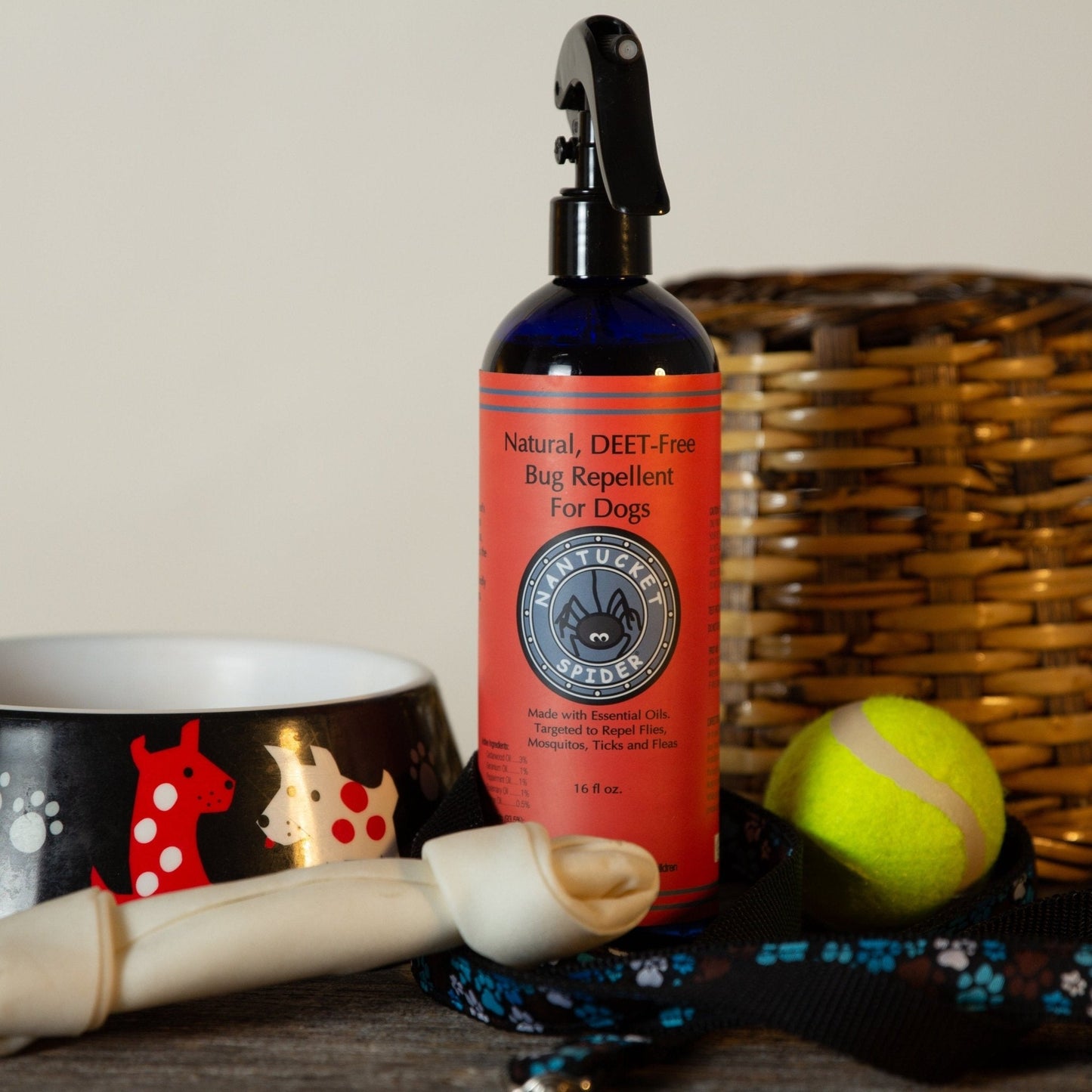 Natural Bug Repellent Spray for Dogs Flea and Tick Protection | Made in USA