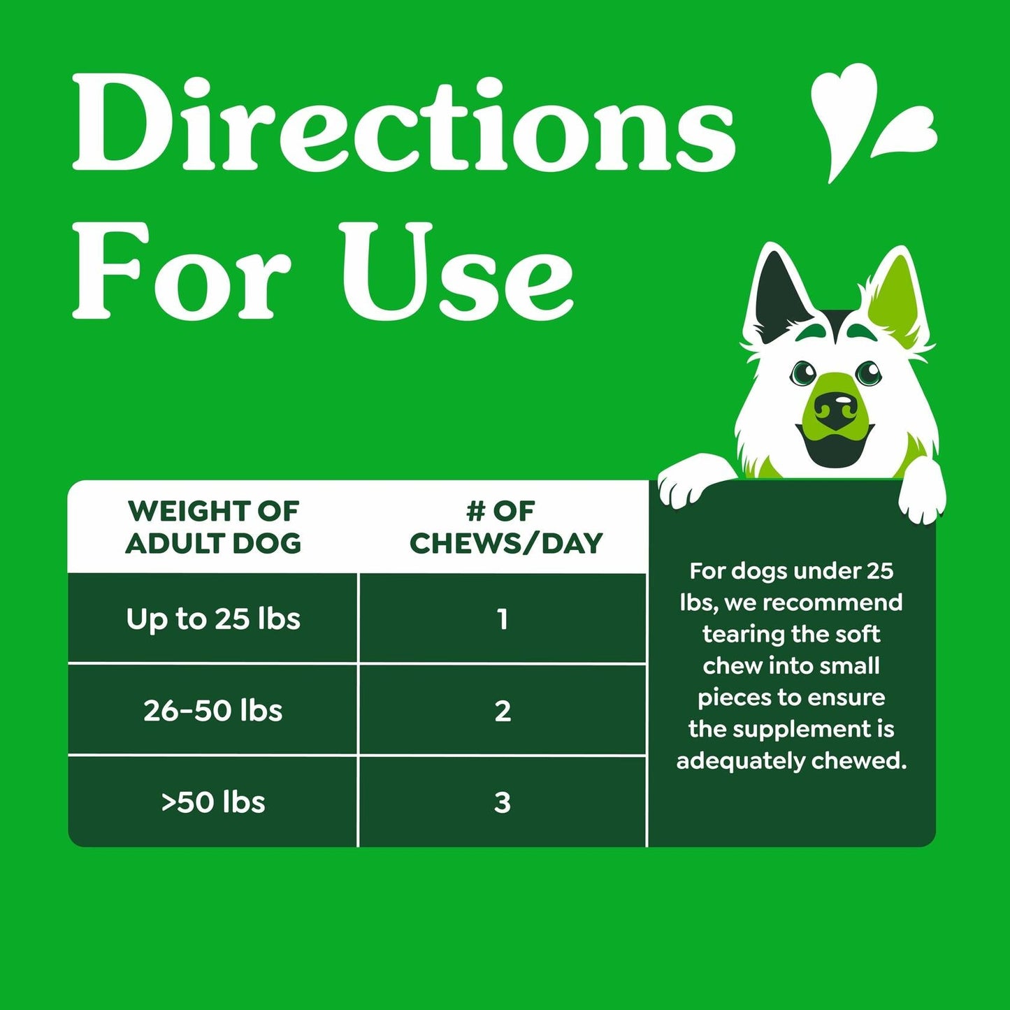 Greenies Hip and Joint Supplements for Dogs – Glucosamine and Chondroitin Chicken Soft Chews