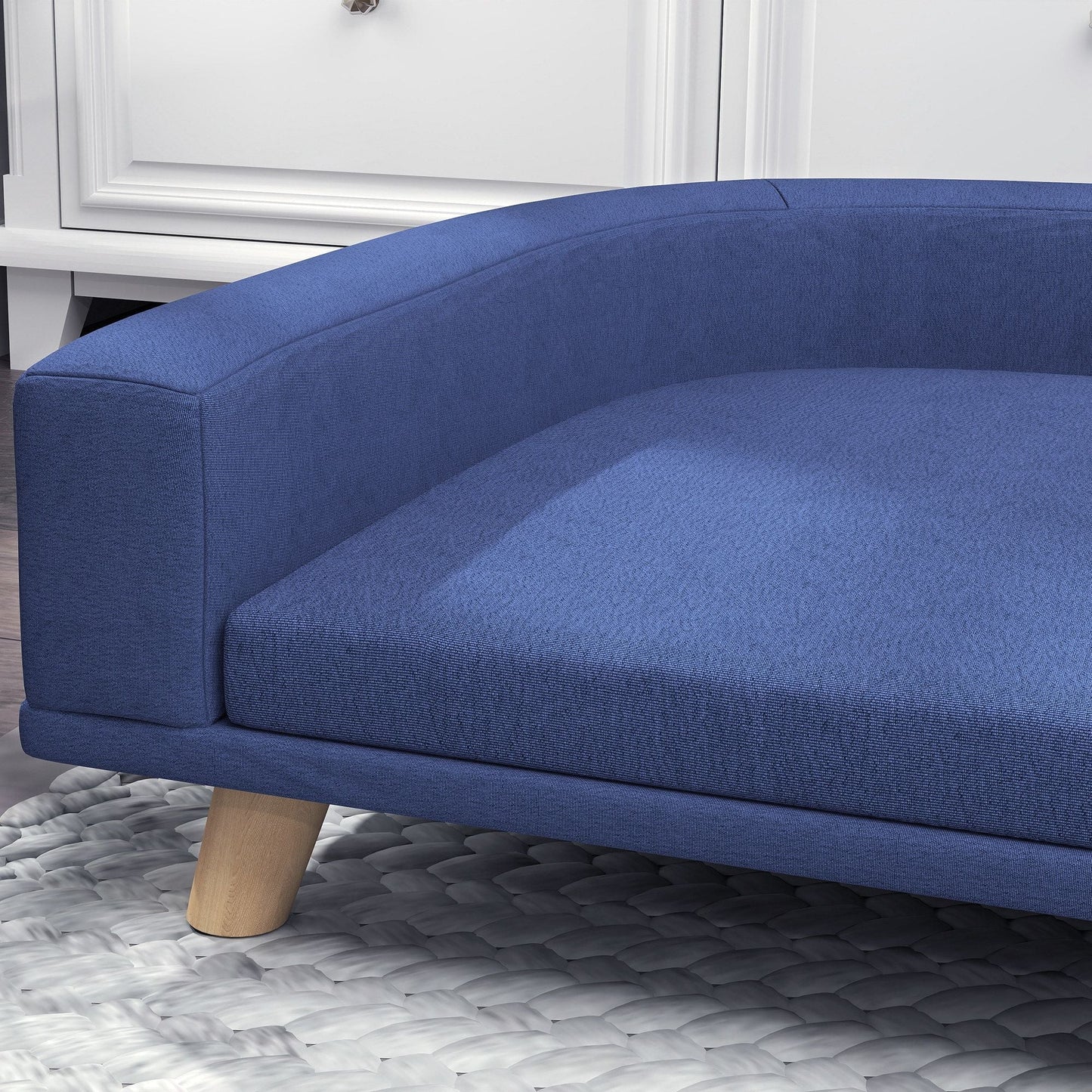 Pet Couch | Luxury Sofa Bed for Large Dogs | Blue PawHut Dog Bed