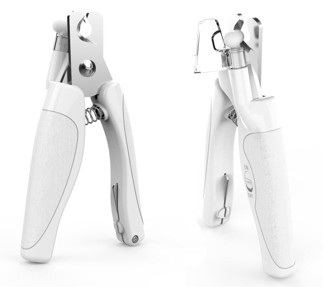 Cat & Dog Nail Clippers with Light, Pet Life Clip-Tronic Nail Trimmers