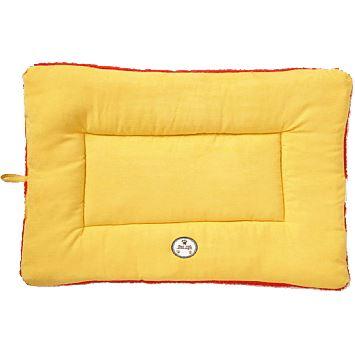 Eco-Friendly Reversible Dog Bed Mat | Machine Washable Crate Pad with Recycled Polyfill | Indoor & Outdoor