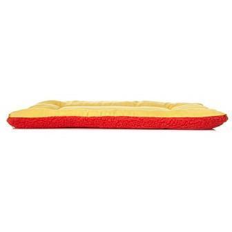 Eco-Friendly Reversible Dog Bed Mat | Machine Washable Crate Pad with Recycled Polyfill | Indoor & Outdoor
