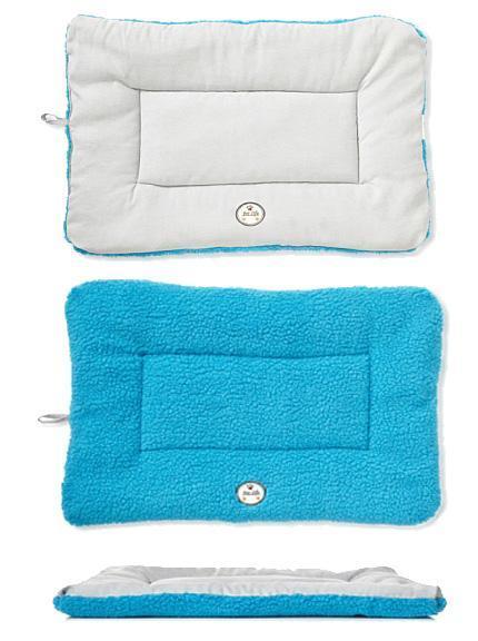 Eco-Friendly Reversible Dog Bed Mat | Machine Washable Crate Pad with Recycled Polyfill | Indoor & Outdoor