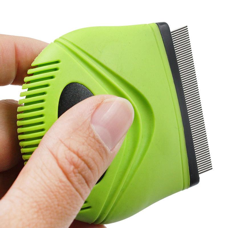 Handheld Travel Flea and Tick Comb for Dogs and Cats | Tick Fine-Tooth Grooming Tool
