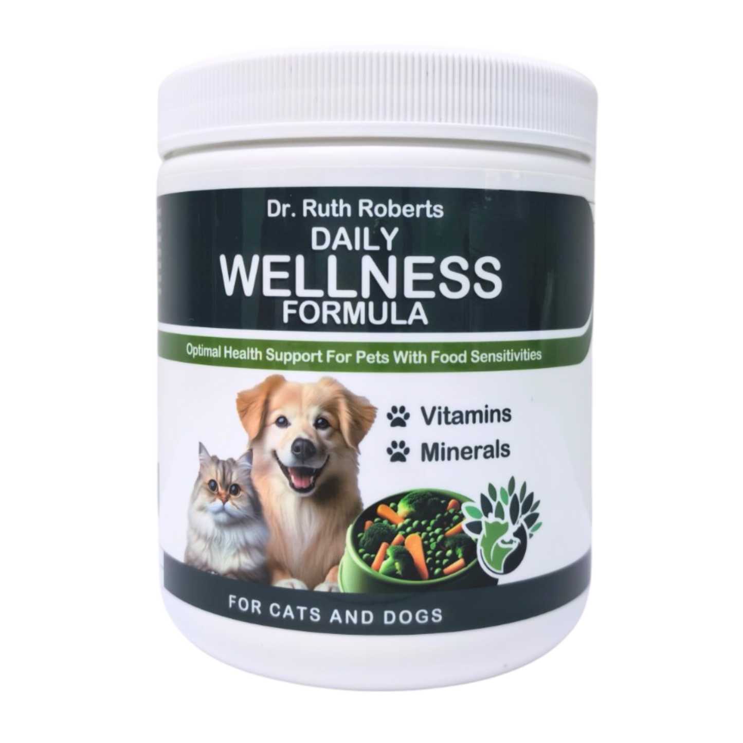 Pet Daily Wellness Formula for Pork and Beef Allergies: Multi-Vitamin Powder | 120 Count