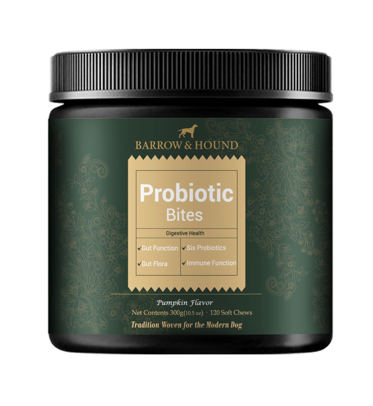 Probiotic Bites for Dogs: 6-Strain Gut Health and Digestive Support Soft Chews | 60 Count