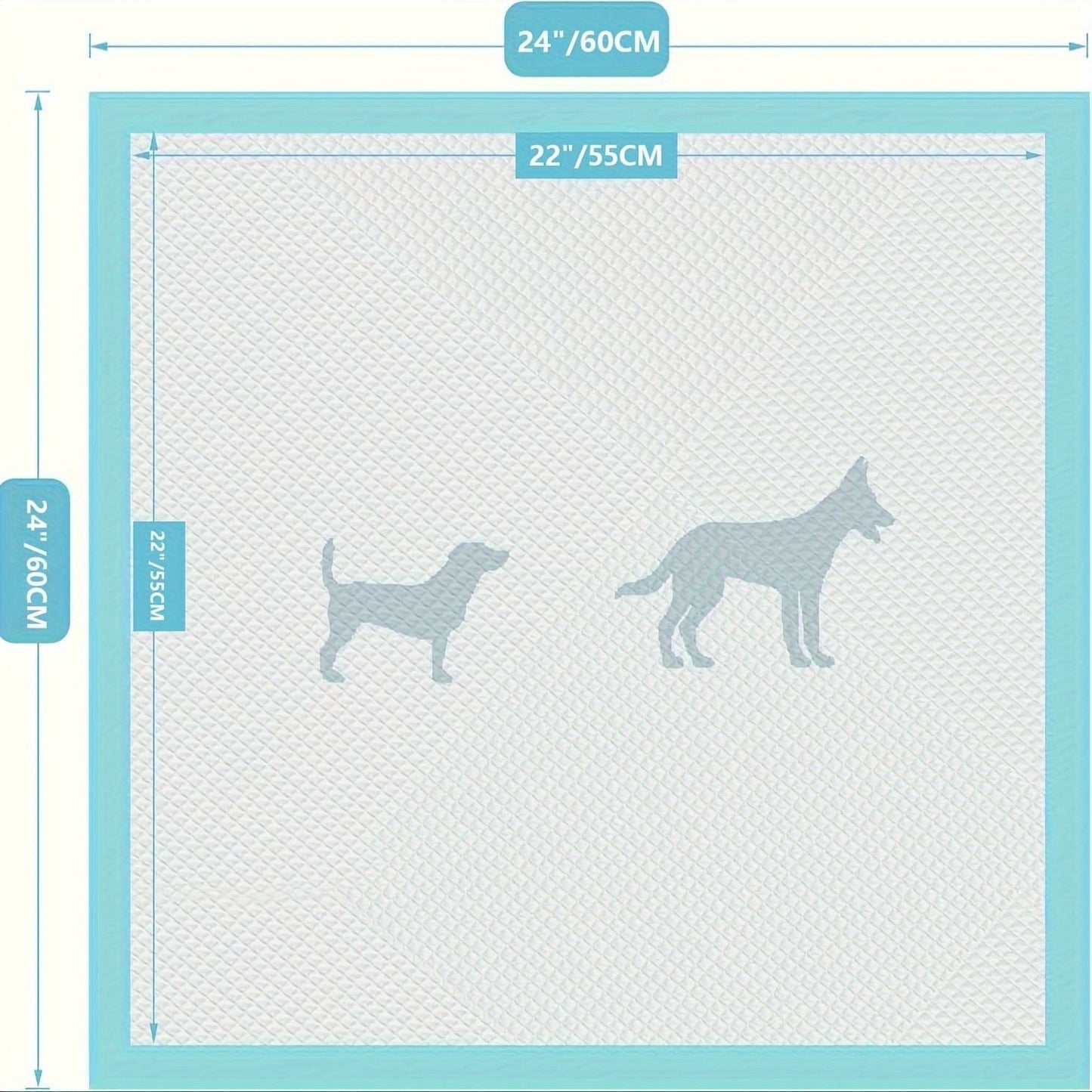 Puppy Pee Pads 24x24 100 Count | Super Absorbent Training Pads
