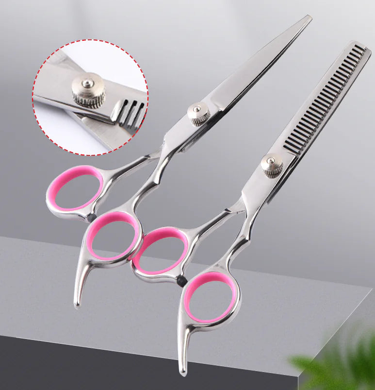 Dog & Cat Grooming Scissors Set | 7-Piece Pet Grooming Kit